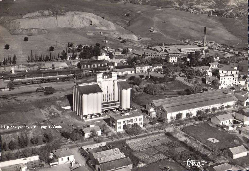 Gare, docks-silos et briquetterie Benichou