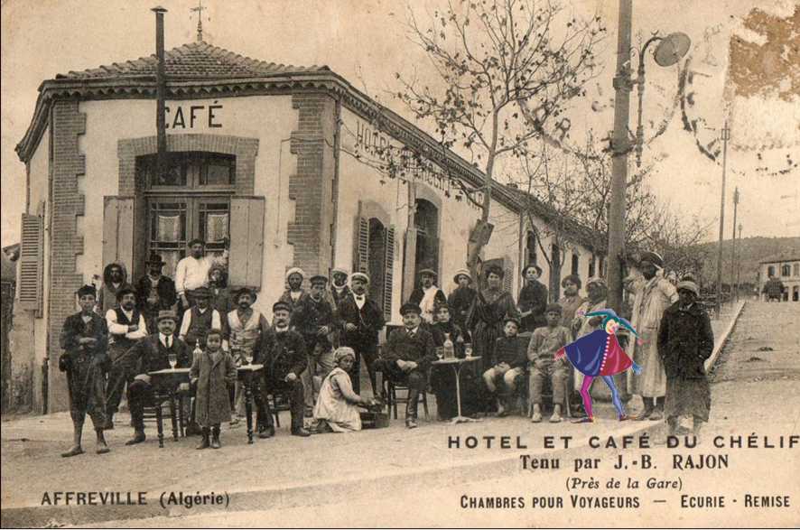 affreville,hotel et cafe du chelif,rajon