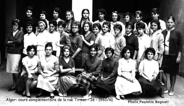 Cours complémentaire de la rue Tirman,3è, 1960/61