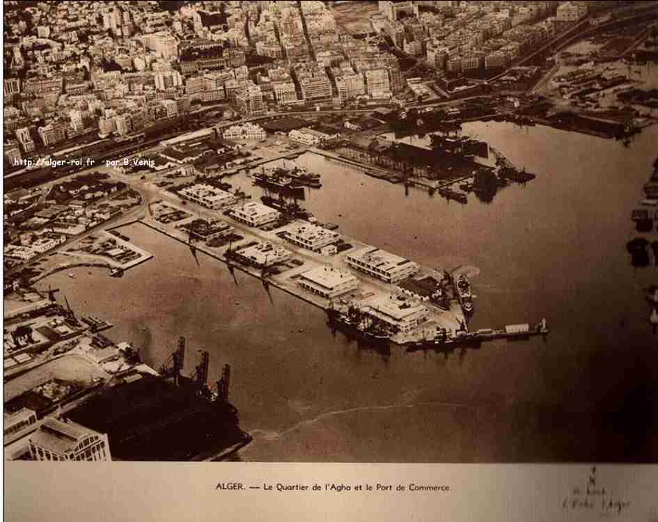 quartier de l'Agha,et le port de commerce