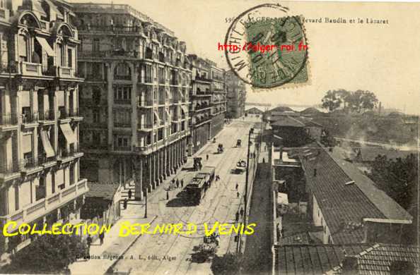 carte n°2/le boulevard Baudin et le Lazaret