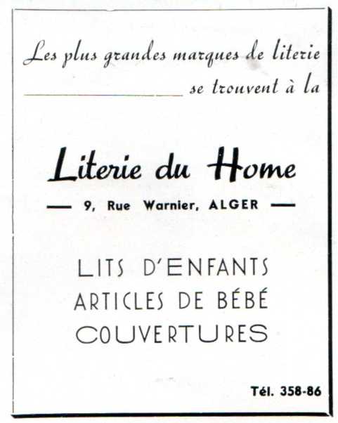 agha,literie du home,rue warnier