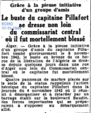 Le buste du capitaine Pillafort