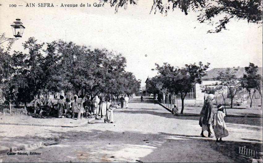 ain-sefra,avenue de la gare