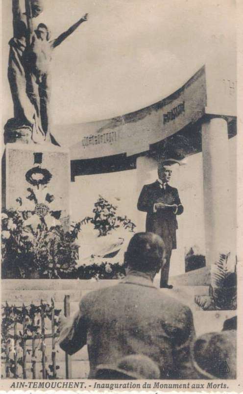 ain-temouchent,inauguration du monument aux morts