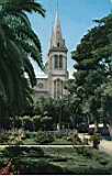 ain-temouchent,l'eglise et le jardin public