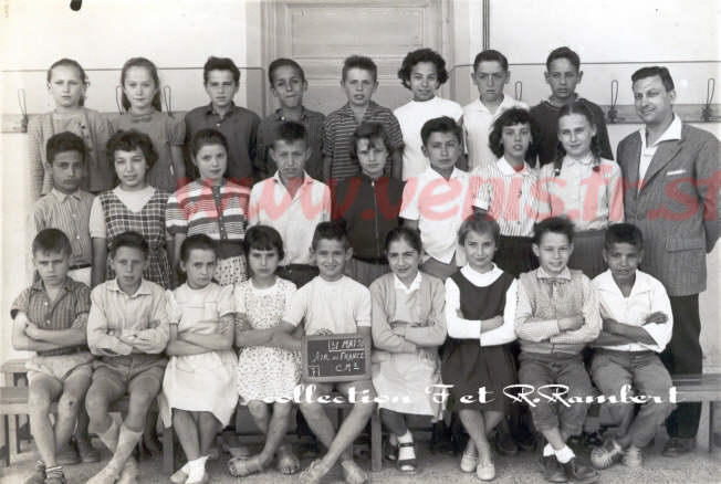 1957-58, classe de mr Couillaud : CM2 .