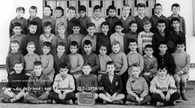 classe de CE2, 1959-1960