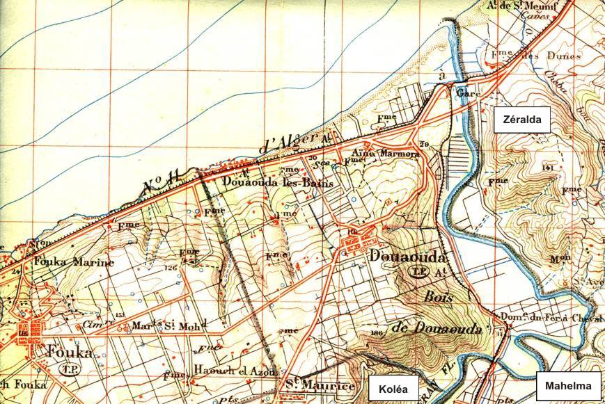 Le territoire communal de Douaouda