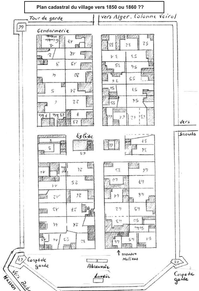 Plan cadastral de Draria