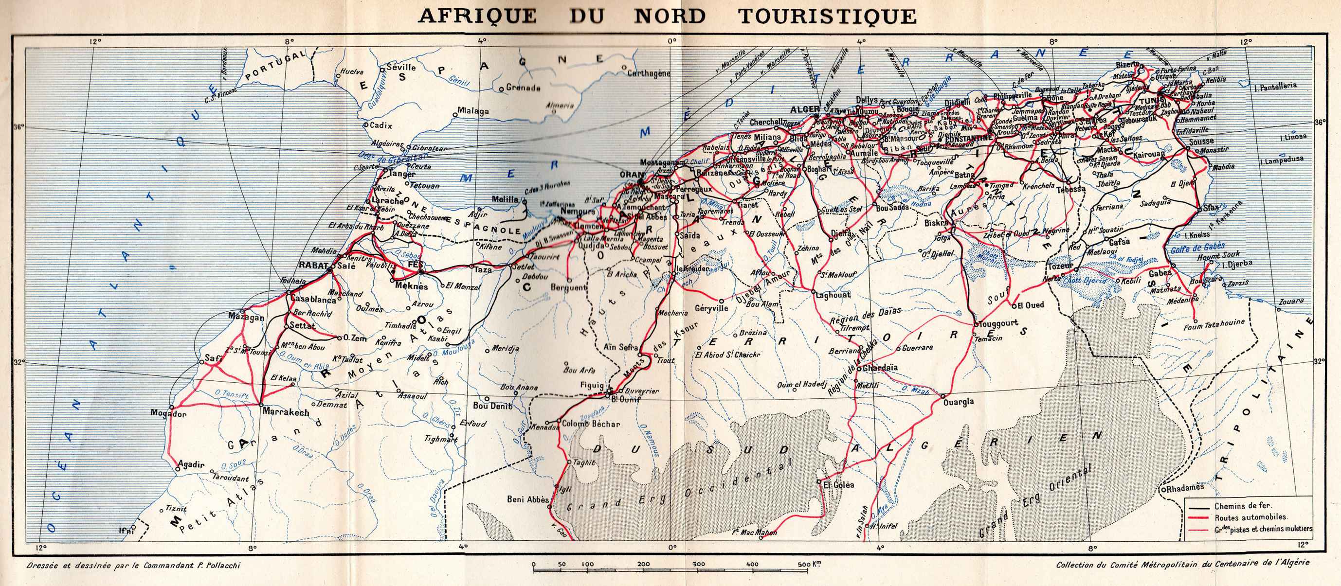 AFRIQUE du NORD TOURISTIQUE