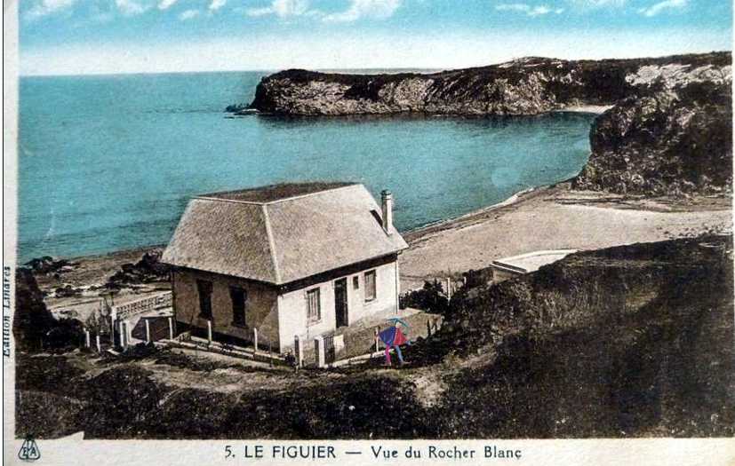 L'Alma,l'Alma-Marine,plage du figuier,vu du rocher-blanc