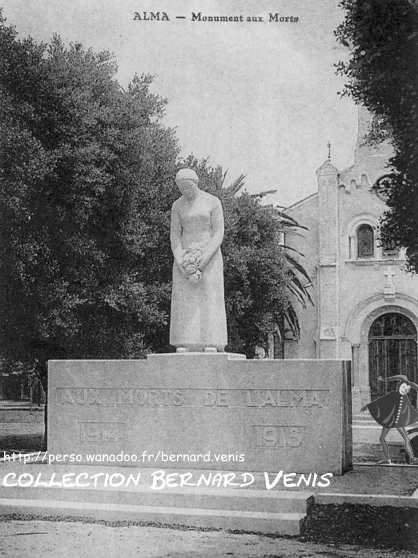 Le monument aux Morts et l'église