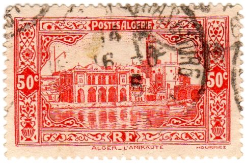 Amirauté, timbre, poste Algérie