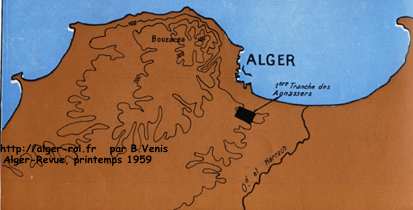 Au centre de gravité des usines, ateliers et lieux de travail : le port, le Hamma, Hussein-Dey, Maiso Carrée, Harrach, Gué de Constantine, c'est un lieu exceptionnellement privilégié pour l'immédiat développement d'Alger.