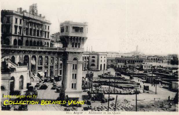 l'ascenseur, les quais nord et la bourse