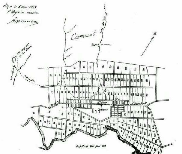 168 lots de jardins et 60 lots urbains au centre du village