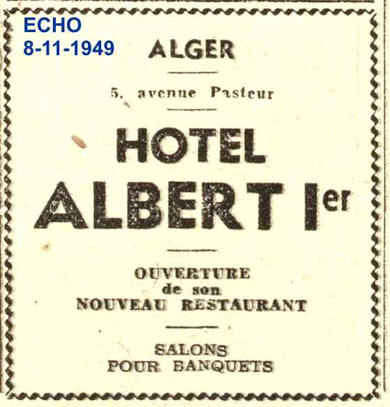 hôtel Albert 1er