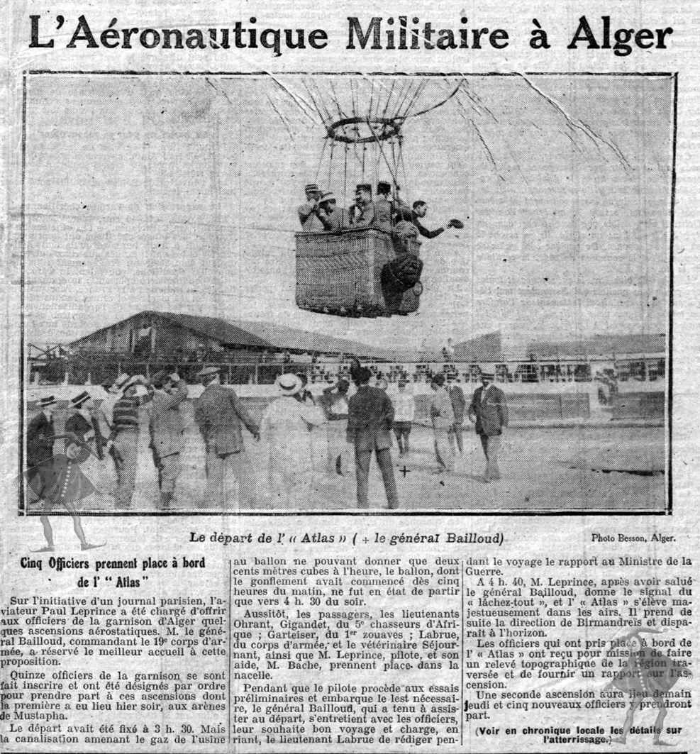 L'aéronotique militaire à Alger