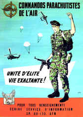 1945-1962.- Armée de l'Air, commandos parachutistes de l'air