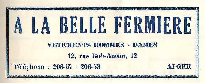 rue bab-azoun,a la belle fermiere