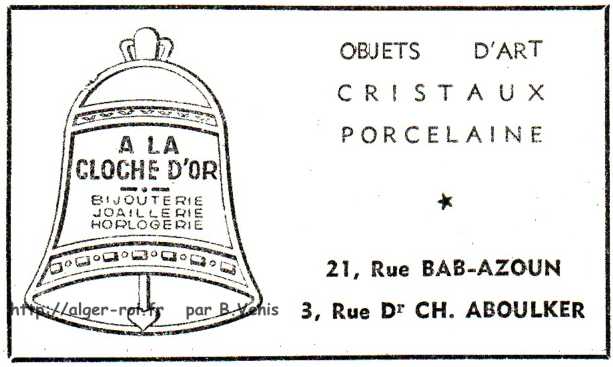 A LA CLOCHE D'OR