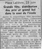 fête école Lelièvre