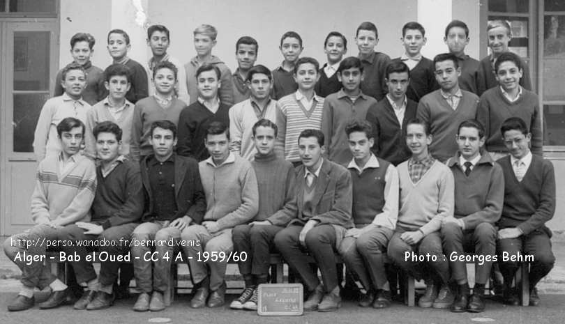 cours complémentaire 4A, 1959-1960