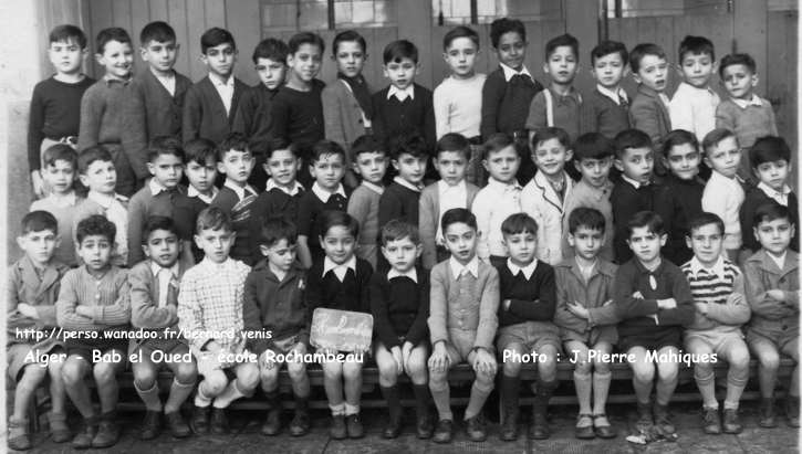 École Rochambeau, classe de CE1?, 1945