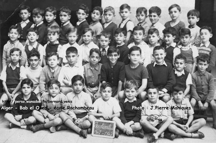 École Rochambeau, classe de CE2 ?, 1947-1948
