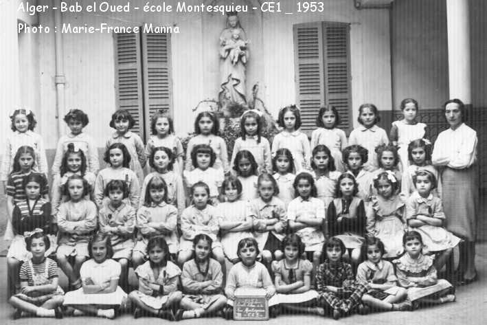 1953 : école Montesquieu, rue ...Montesquieu