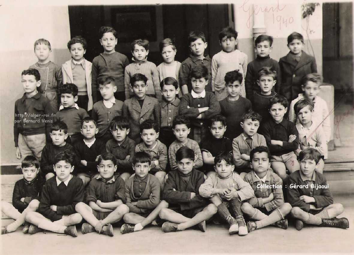 Bab-el-Oued,ecole rochambeau,ce1,1945