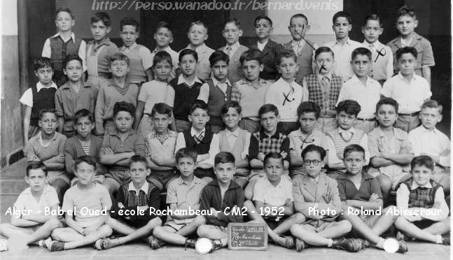 École Rochambeau,CM2, 1952-1953, instituteur: mr.Vittori