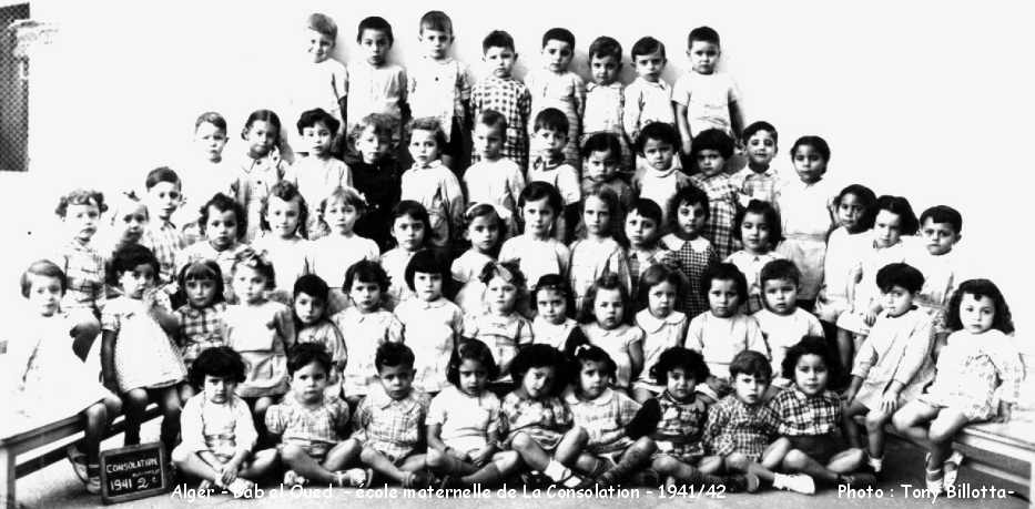 École maternelle de La Consolation, 1941-1942