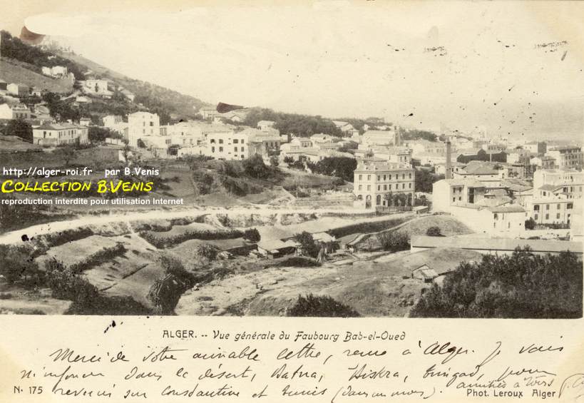 Vue générale du faubourg Bab-el-Oued