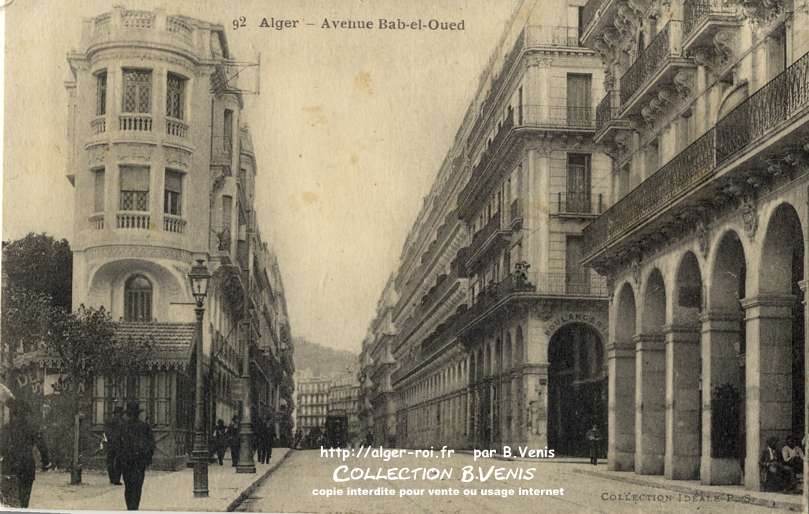 Avenue Bab-el-Oued, ici, future avenue de la Marne