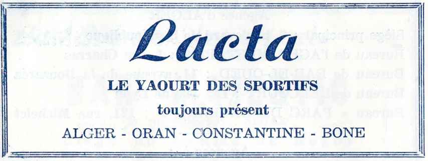 LACTA - SOCIETE NECTALAIT*