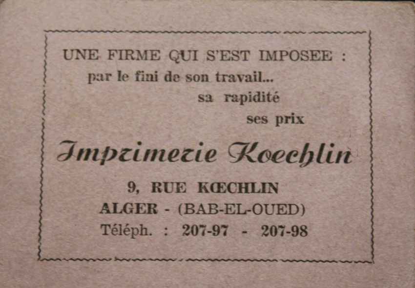 Imprimerie Koechlin