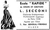 secconi,ecole de couture