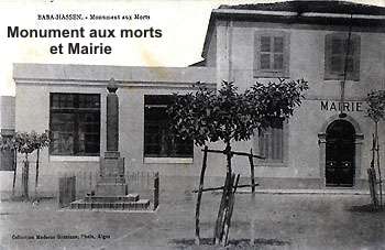 monument aux Morts et mairie