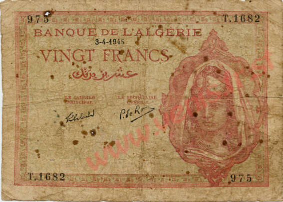 Billet de 20 francs