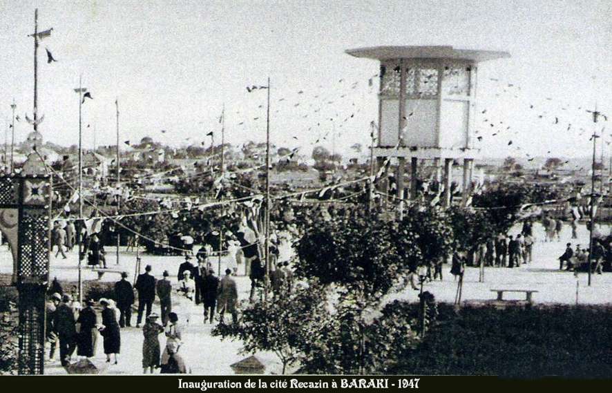 INAUGURATION de la CITÉ RECAZIN , cité jardins.