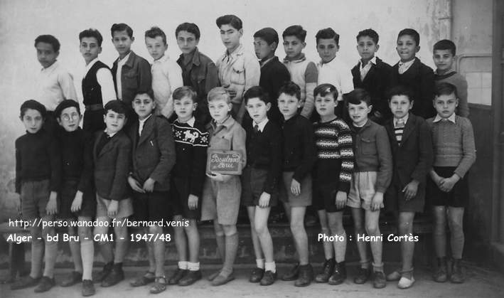 école de garçons - CM1 - 1947-1948