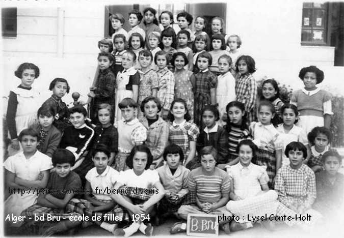 école de filles - 1954