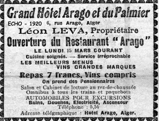 Grand hôtel Arago et du palmier