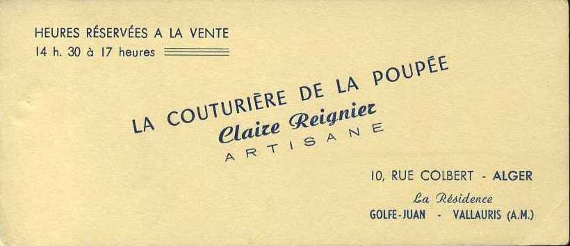 la couturiere de la poupée