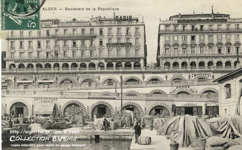 Les rampes, les voûtes, les hôtels Oasis et Royal hôtel