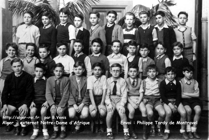 classe de 6è, 1946-1947 - professeur principal : madame Hudry