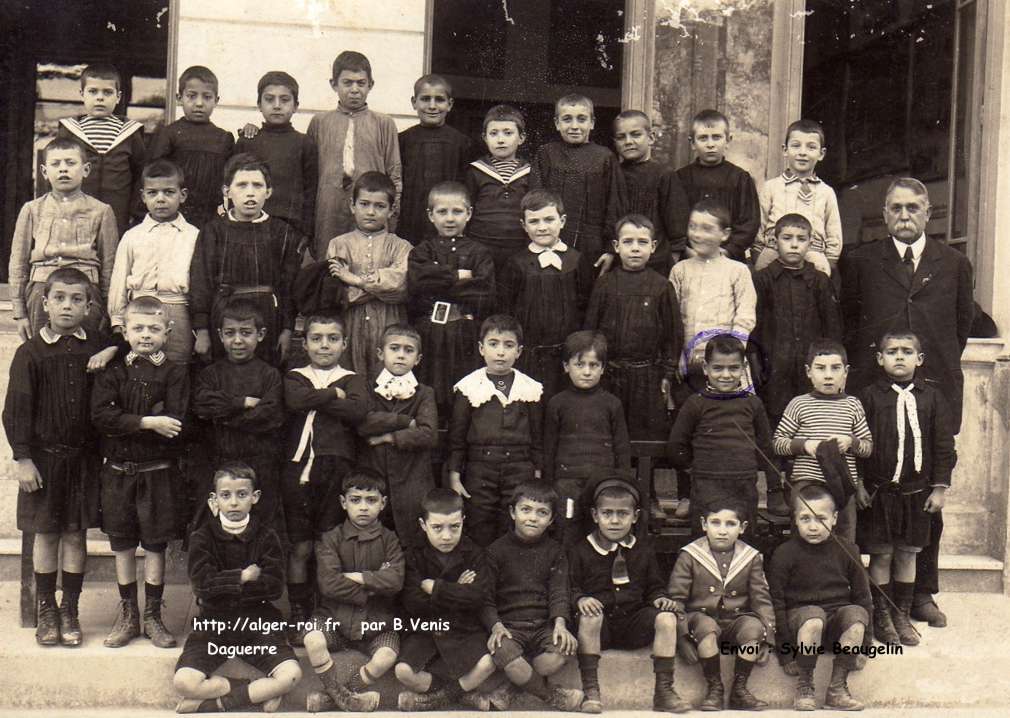 École de garçons rue Daguerre,ce1,1912