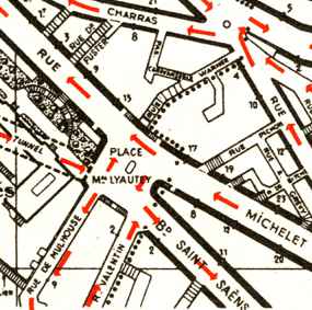 place Lyautey (plan Vrillon)